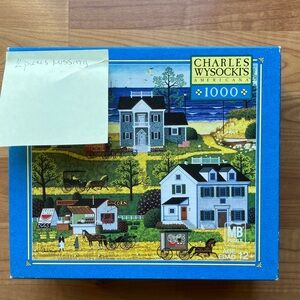 Charles Wysocki “Gull’s Nest” 1000 piece puzzle (❗️2 pieces missing❗️)